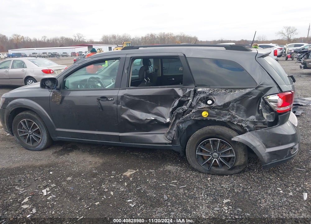 2018 DODGE JOURNEY SXT VIN: 3C4PDCBG9JT525626
