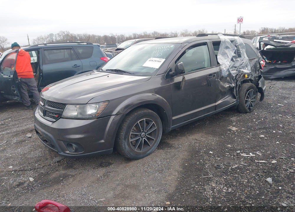 2018 DODGE JOURNEY SXT VIN: 3C4PDCBG9JT525626