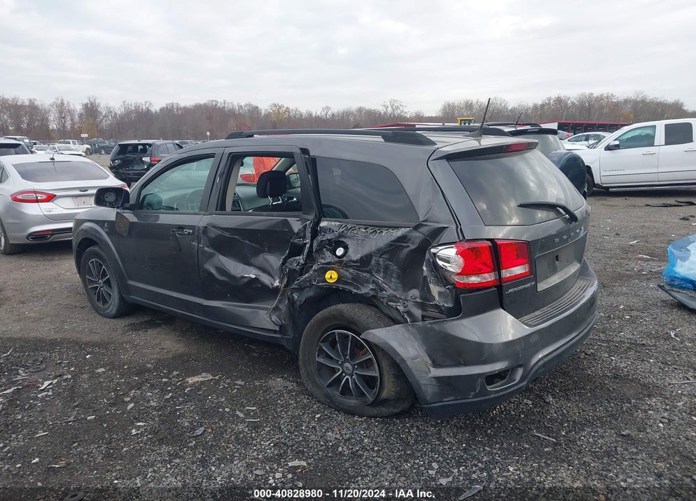 2018 DODGE JOURNEY SXT VIN: 3C4PDCBG9JT525626