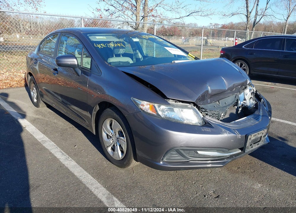 2014 HONDA CIVIC LX VIN: 19XFB2F5XEE231523