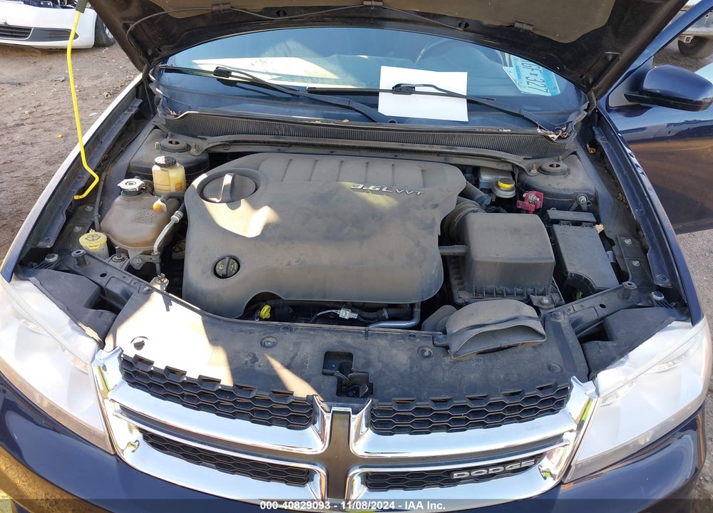 2011 DODGE AVENGER MAINSTREET VIN: 1B3BD1FG2BN530596