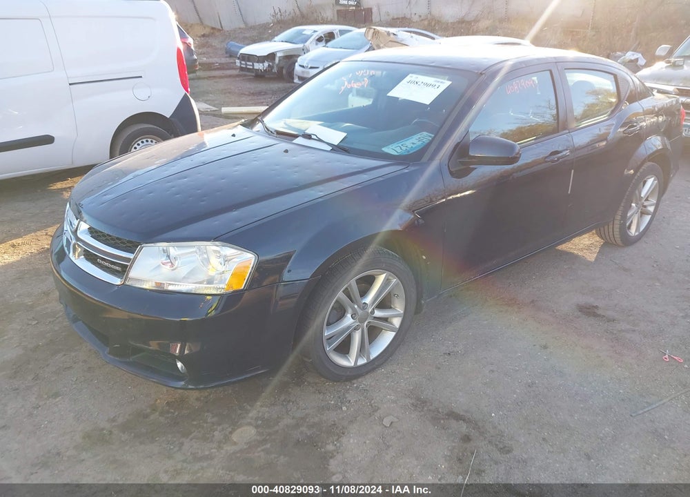 2011 DODGE AVENGER MAINSTREET VIN: 1B3BD1FG2BN530596