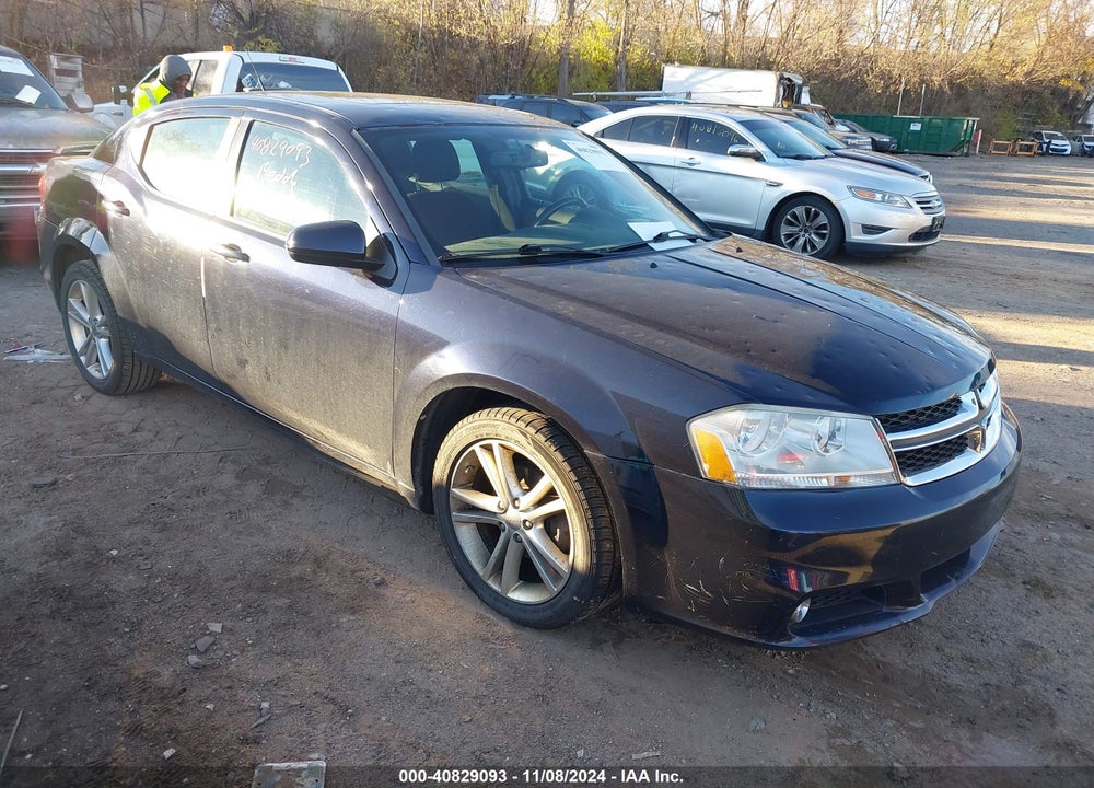 2011 DODGE AVENGER MAINSTREET VIN: 1B3BD1FG2BN530596