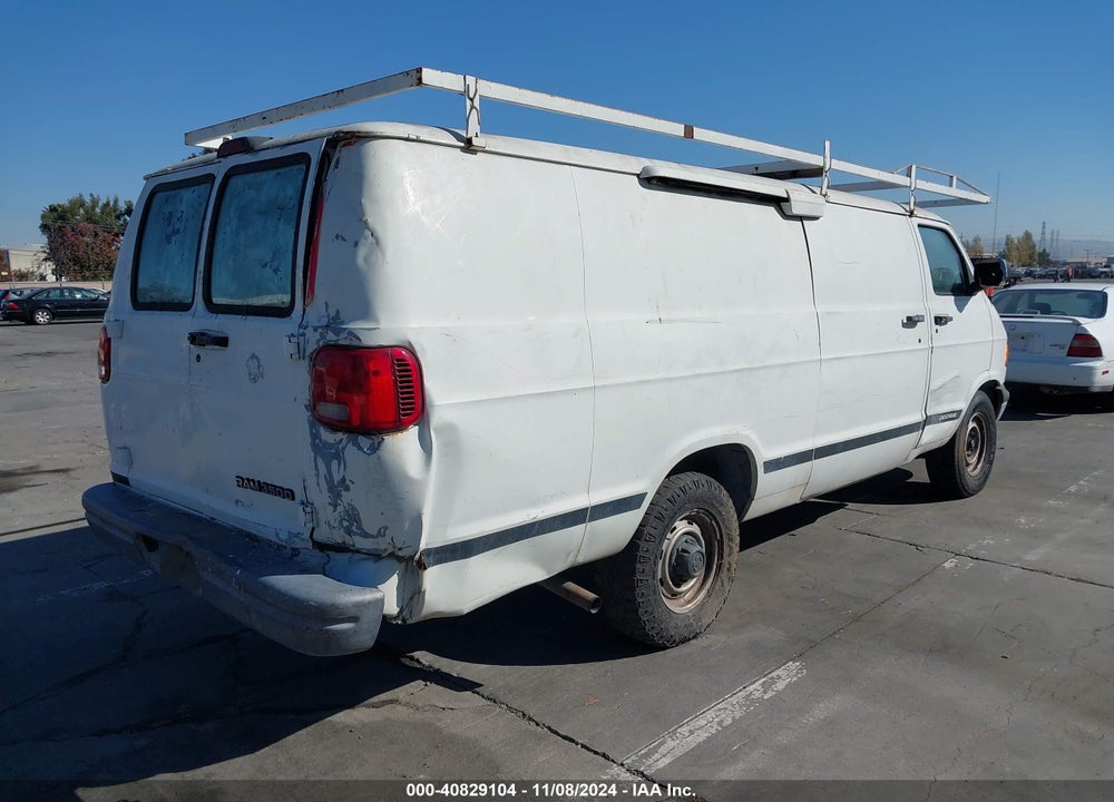 1998 DODGE RAM VAN 3500 COMMERCIAL/COMMERCIAL MAXI/CONVERSION VIN: 2B7LB31Z3WK123451