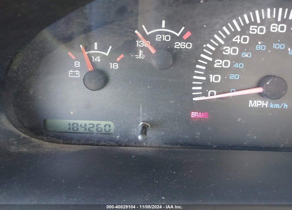 1998 DODGE RAM VAN 3500 COMMERCIAL/COMMERCIAL MAXI/CONVERSION VIN: 2B7LB31Z3WK123451