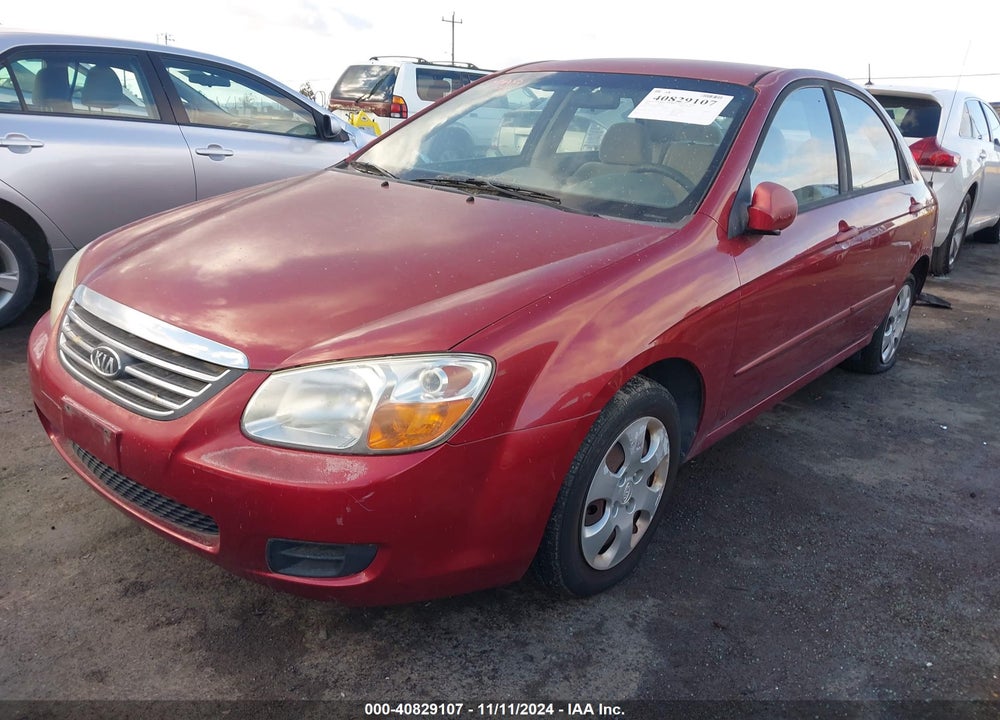 2008 KIA SPECTRA EX VIN: KNAFE122085578210