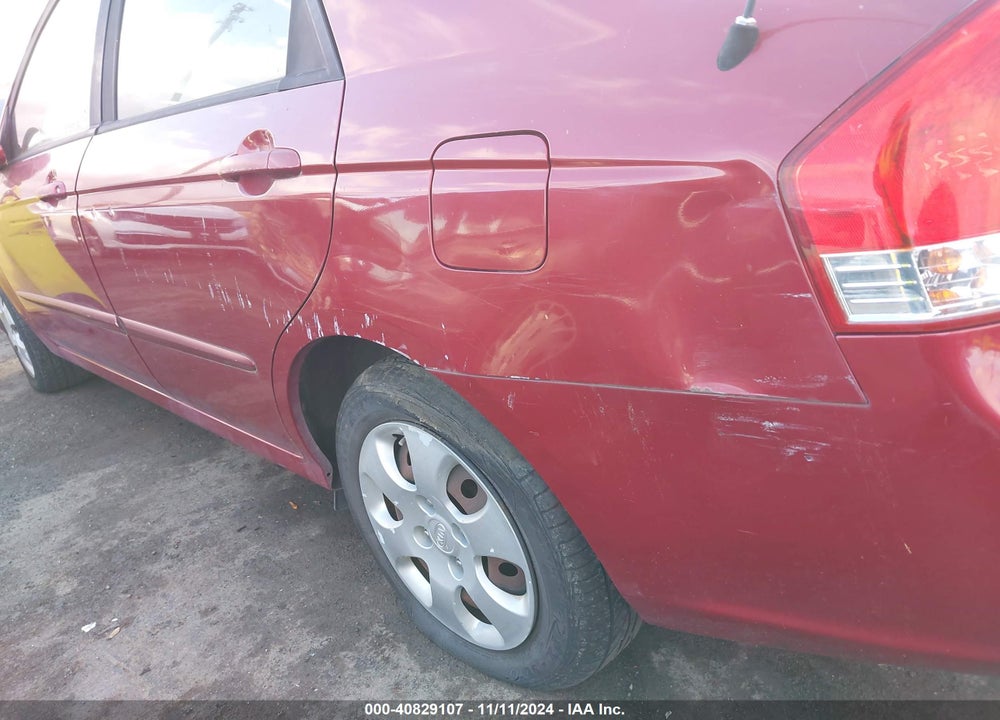 2008 KIA SPECTRA EX VIN: KNAFE122085578210