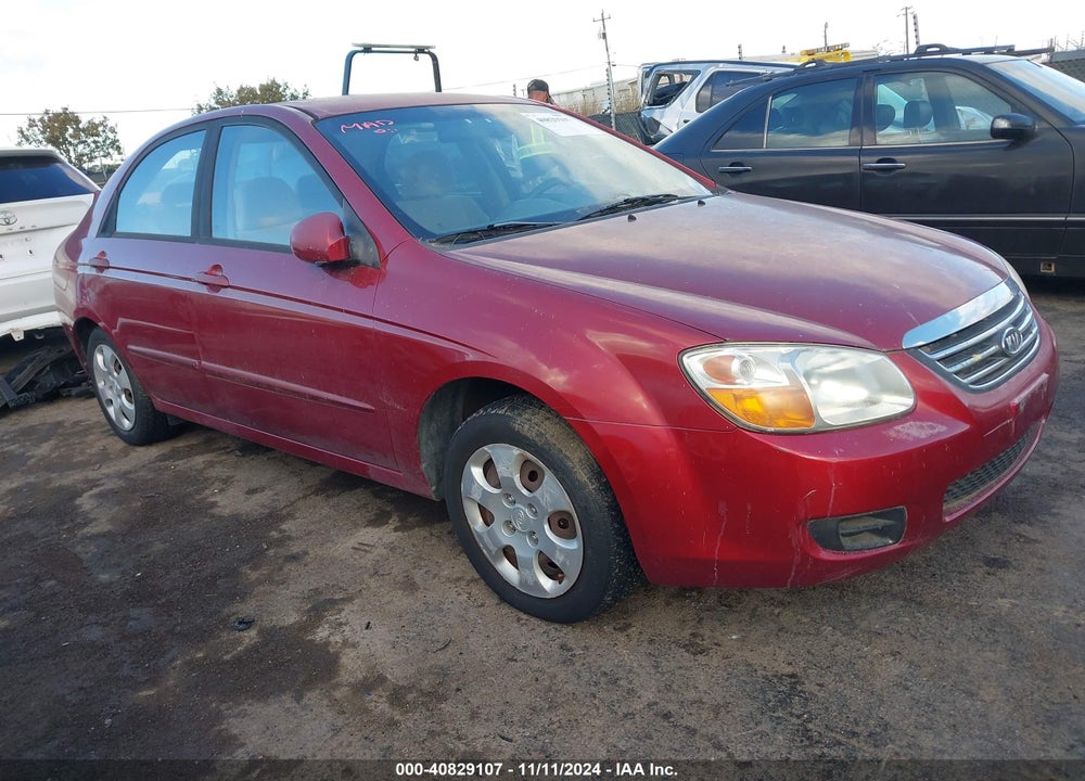 2008 KIA SPECTRA EX VIN: KNAFE122085578210