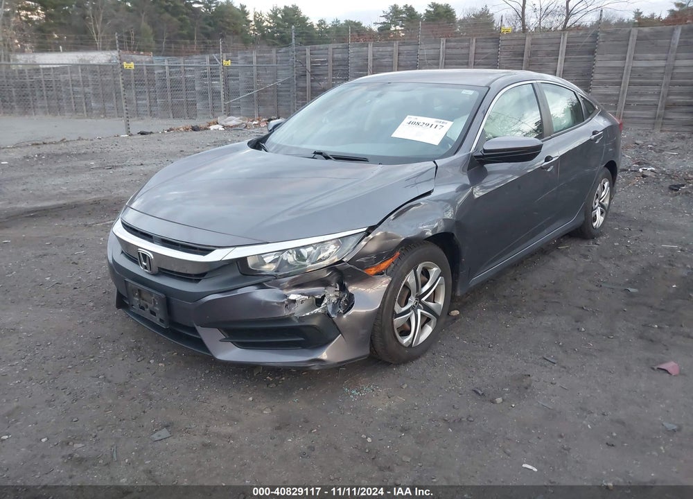 2016 HONDA CIVIC LX VIN: 19XFC2F56GE217327