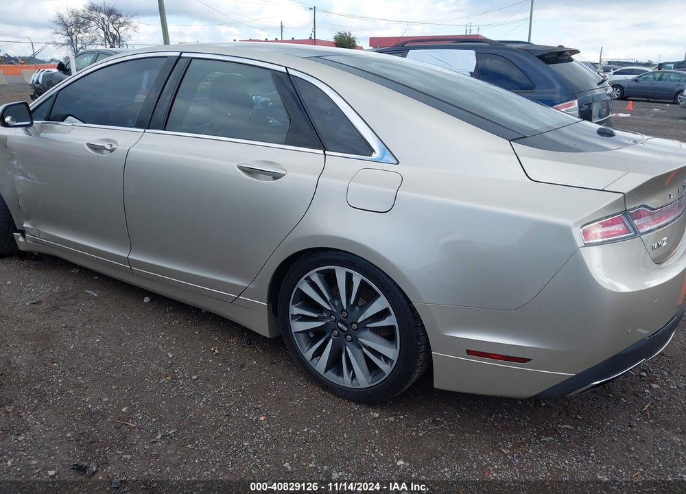 2017 LINCOLN MKZ RESERVE VIN: 3LN6L5FC3HR618291
