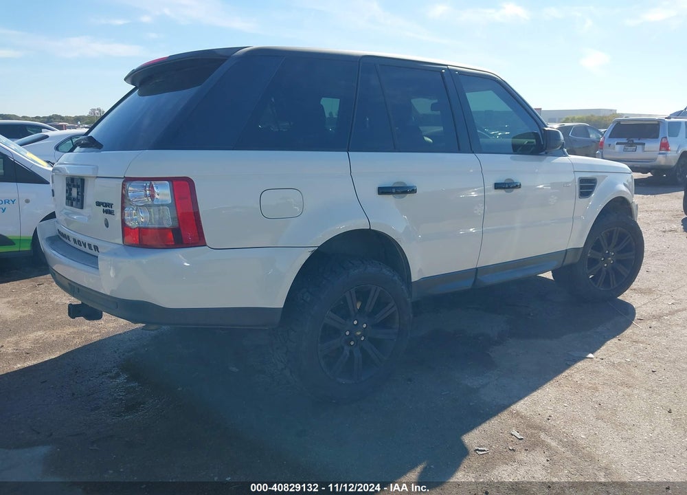 2009 LAND ROVER RANGE ROVER SPORT HSE VIN: SALSK25479A214624