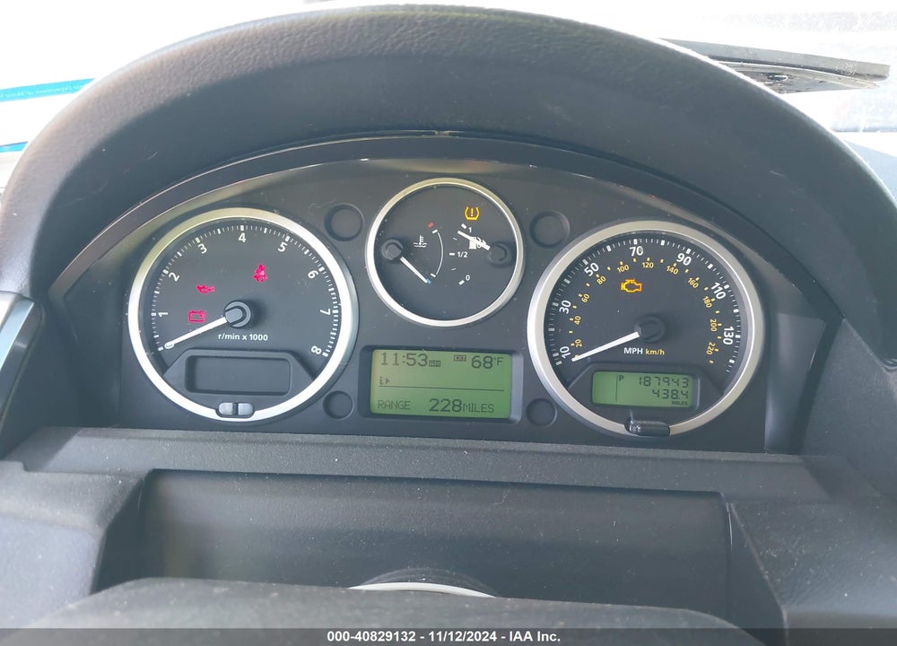 2009 LAND ROVER RANGE ROVER SPORT HSE VIN: SALSK25479A214624