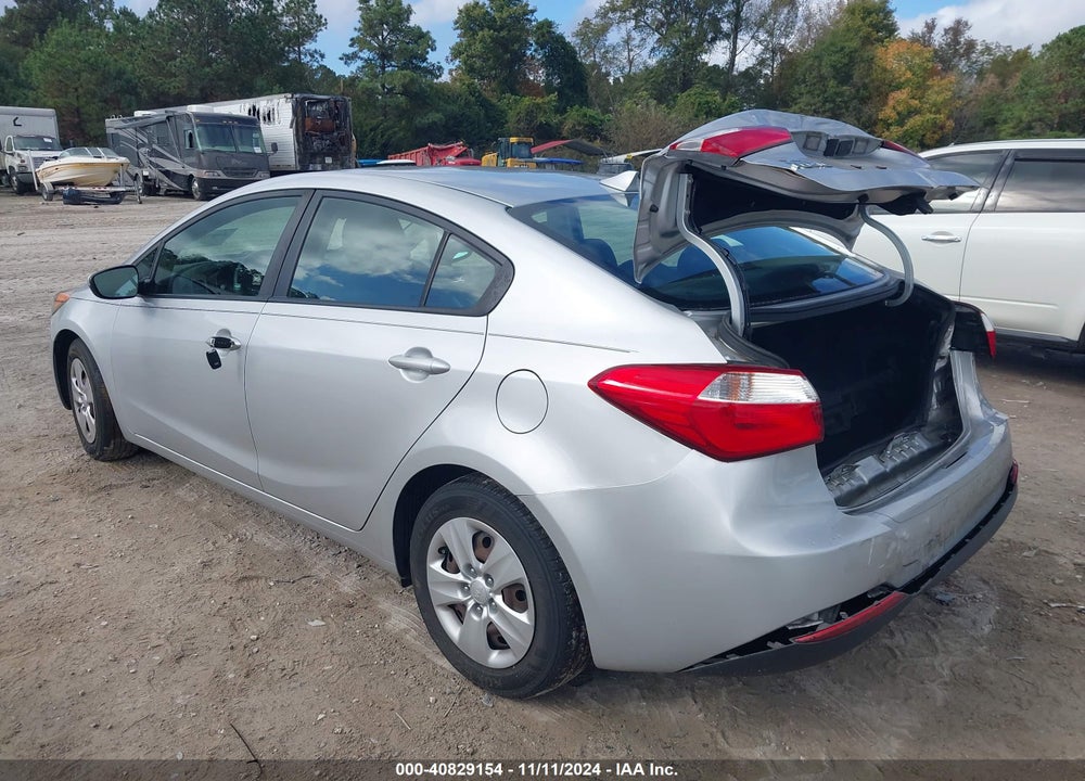 2016 KIA FORTE LX VIN: KNAFK4A67G5507485