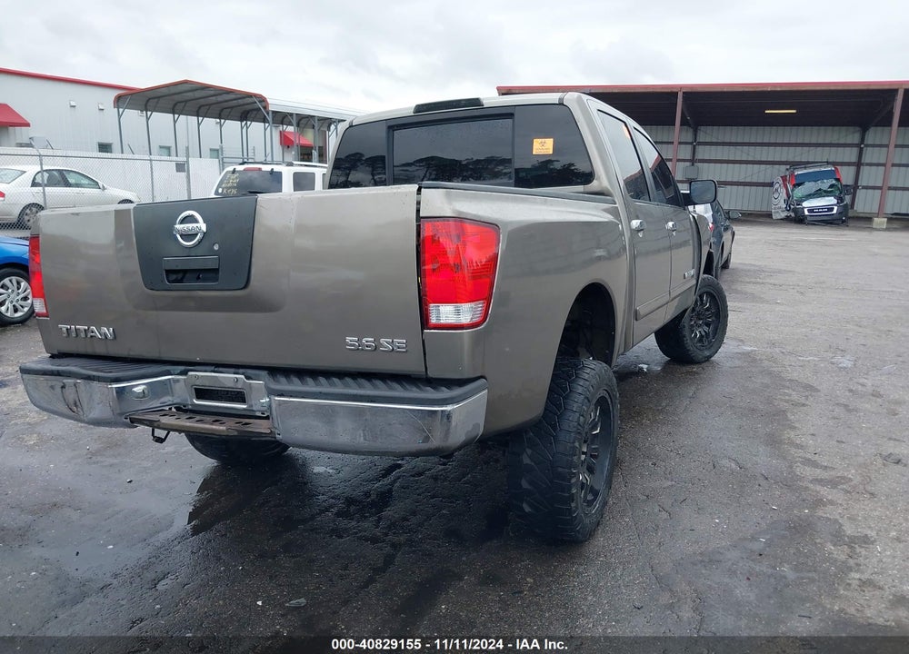 2006 NISSAN TITAN SE VIN: 1N6BA07B06N526053