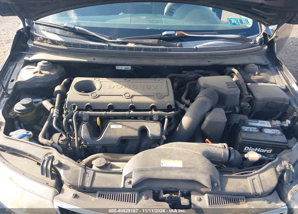 2010 KIA FORTE VIN: KNAFU4A21A5107971