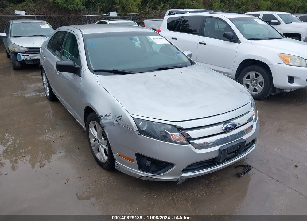 2012 FORD FUSION SE VIN: 3FAHP0HG0CR303323