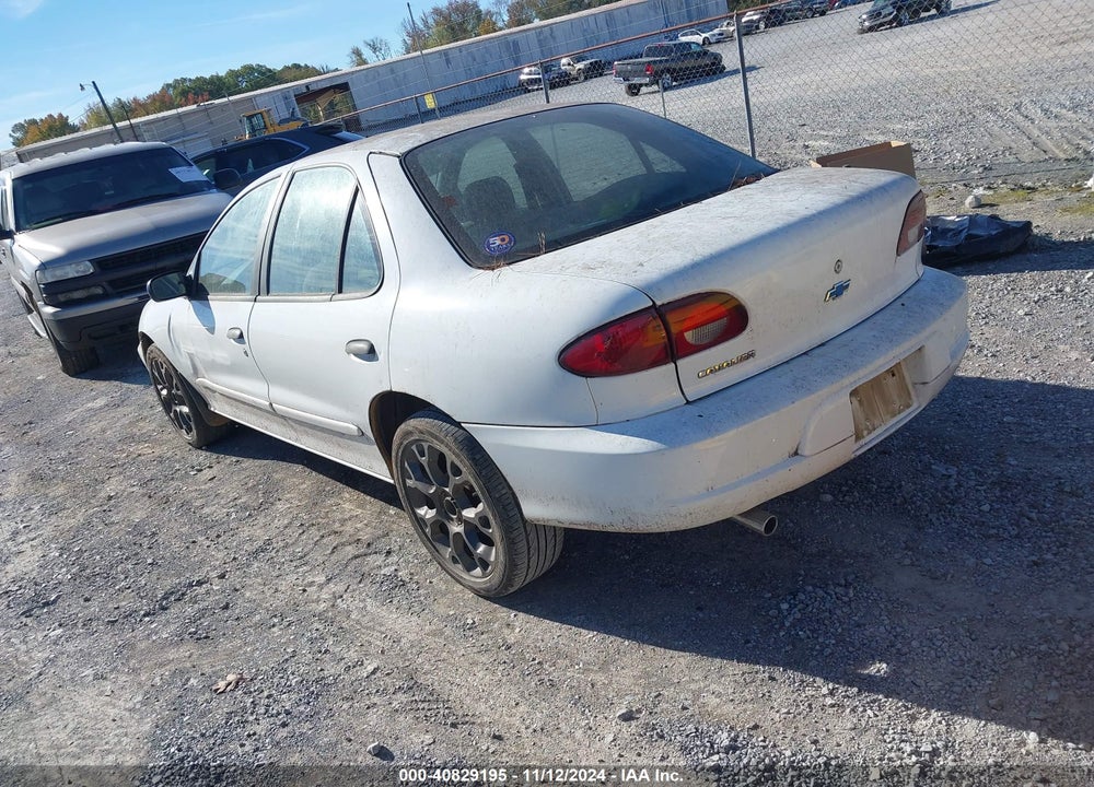 2002 CHEVROLET CAVALIER VIN: 1G1JC524027462067