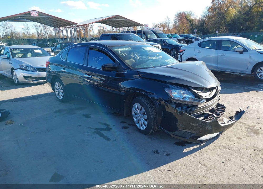 2019 NISSAN SENTRA S VIN: 3N1AB7AP5KY386834