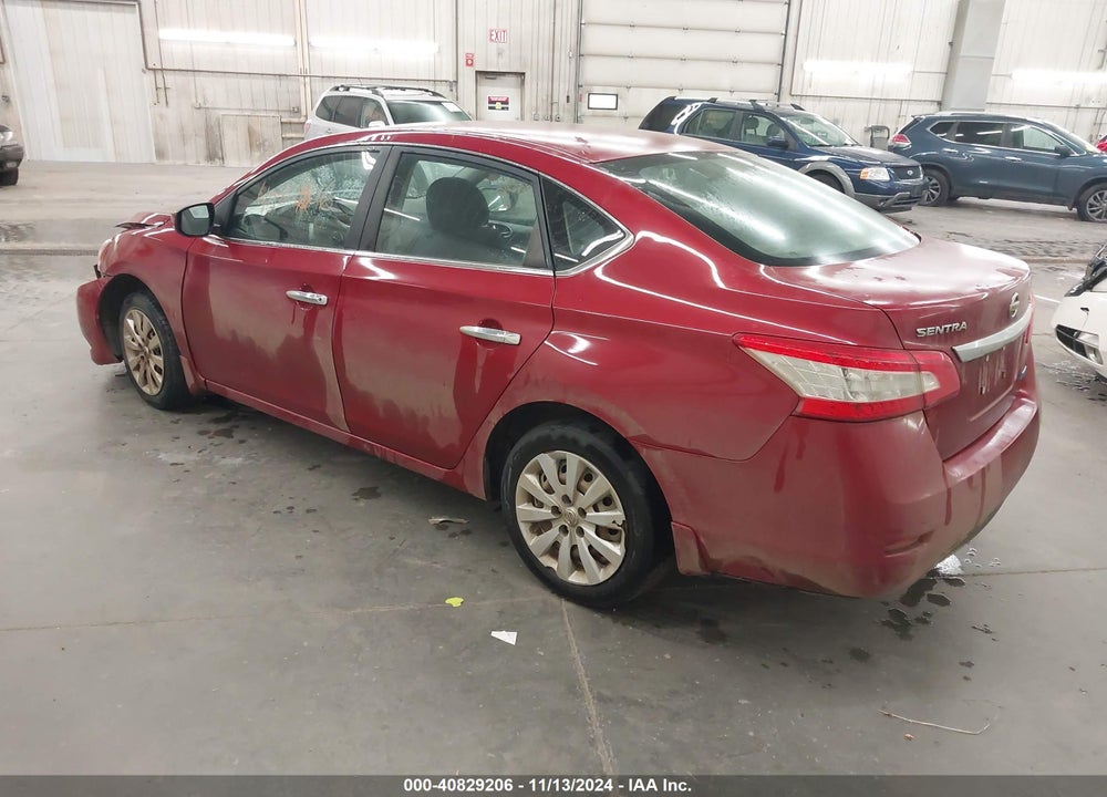 2014 NISSAN SENTRA SV VIN: 3N1AB7AP1EL676408