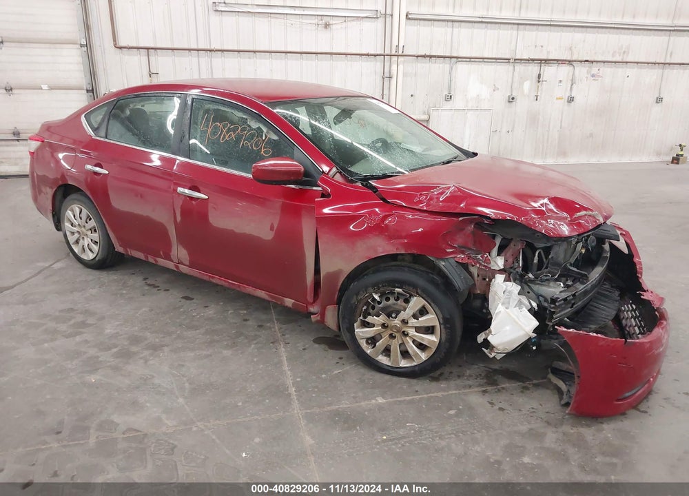 2014 NISSAN SENTRA SV VIN: 3N1AB7AP1EL676408