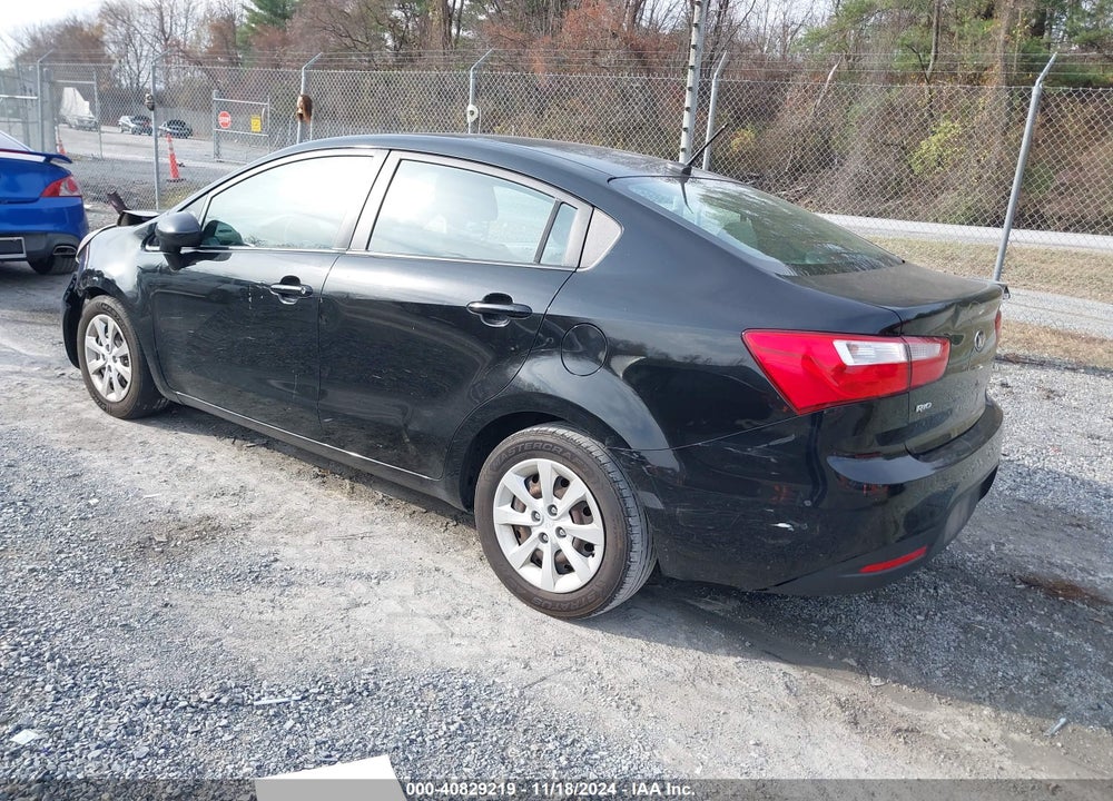 2015 KIA RIO LX VIN: KNADM4A3XF6458248