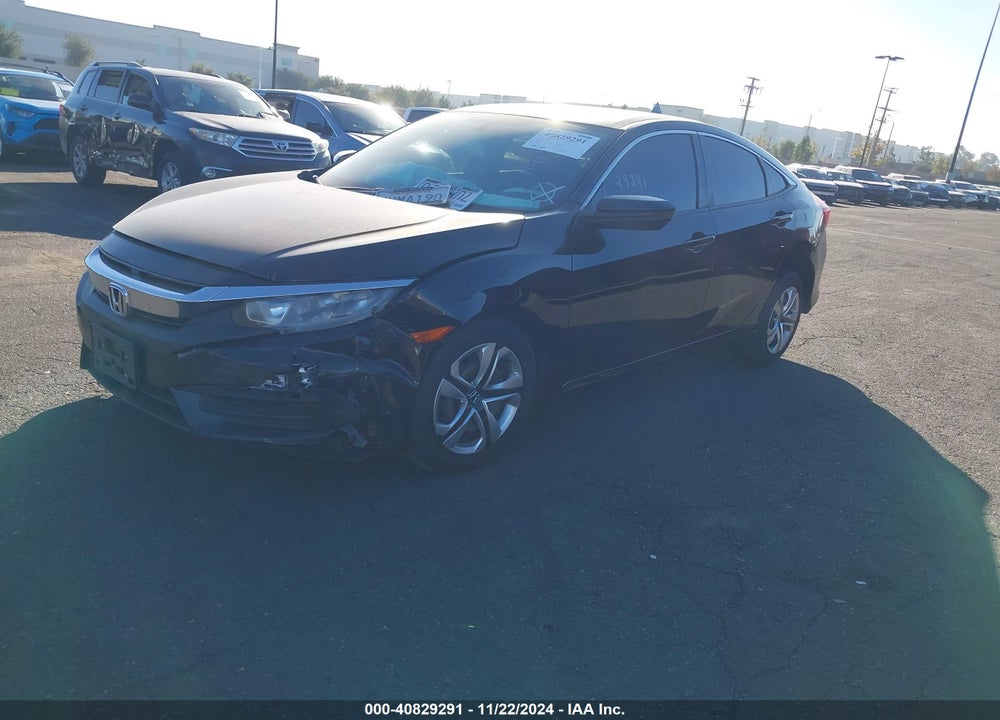 2016 HONDA CIVIC LX VIN: 19XFC2F52GE229409
