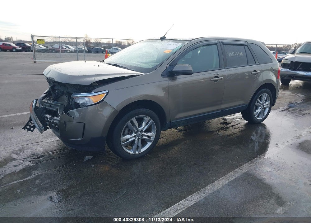 2014 FORD EDGE SEL VIN: 2FMDK4JC9EBA36394