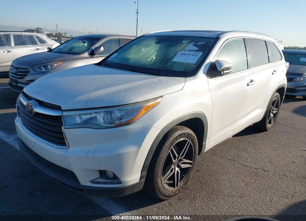 2015 TOYOTA HIGHLANDER LIMITED PLATINUM V6 VIN: 5TDYKRFH8FS057891