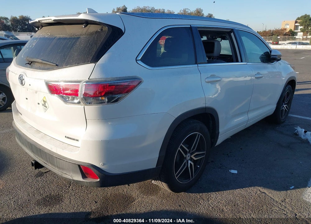 2015 TOYOTA HIGHLANDER LIMITED PLATINUM V6 VIN: 5TDYKRFH8FS057891
