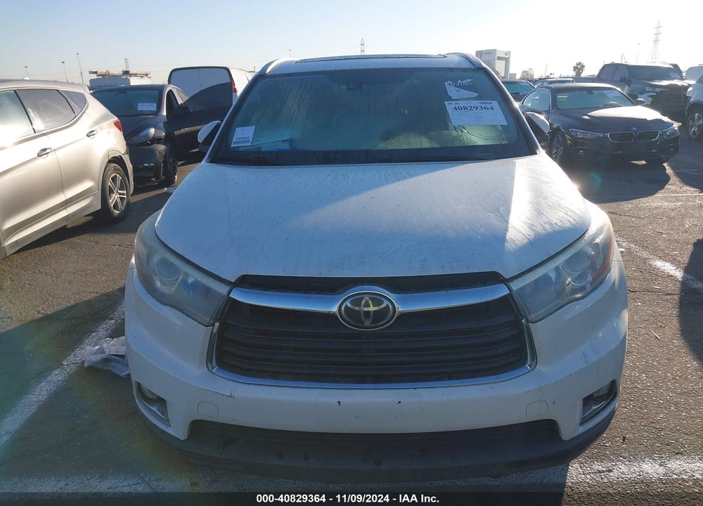 2015 TOYOTA HIGHLANDER LIMITED PLATINUM V6 VIN: 5TDYKRFH8FS057891