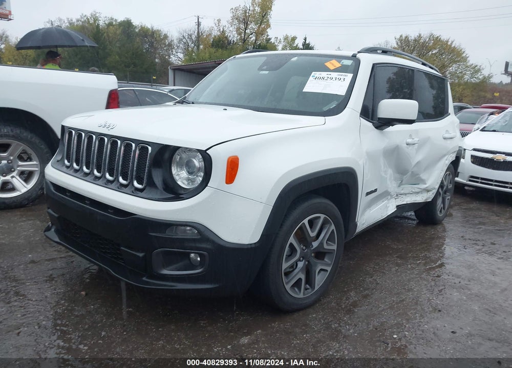 2018 JEEP RENEGADE LATITUDE FWD VIN: ZACCJABB3JPG86822