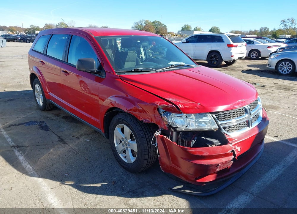 2013 DODGE JOURNEY AMERICAN VALUE PKG VIN: 3C4PDCAB8DT576884