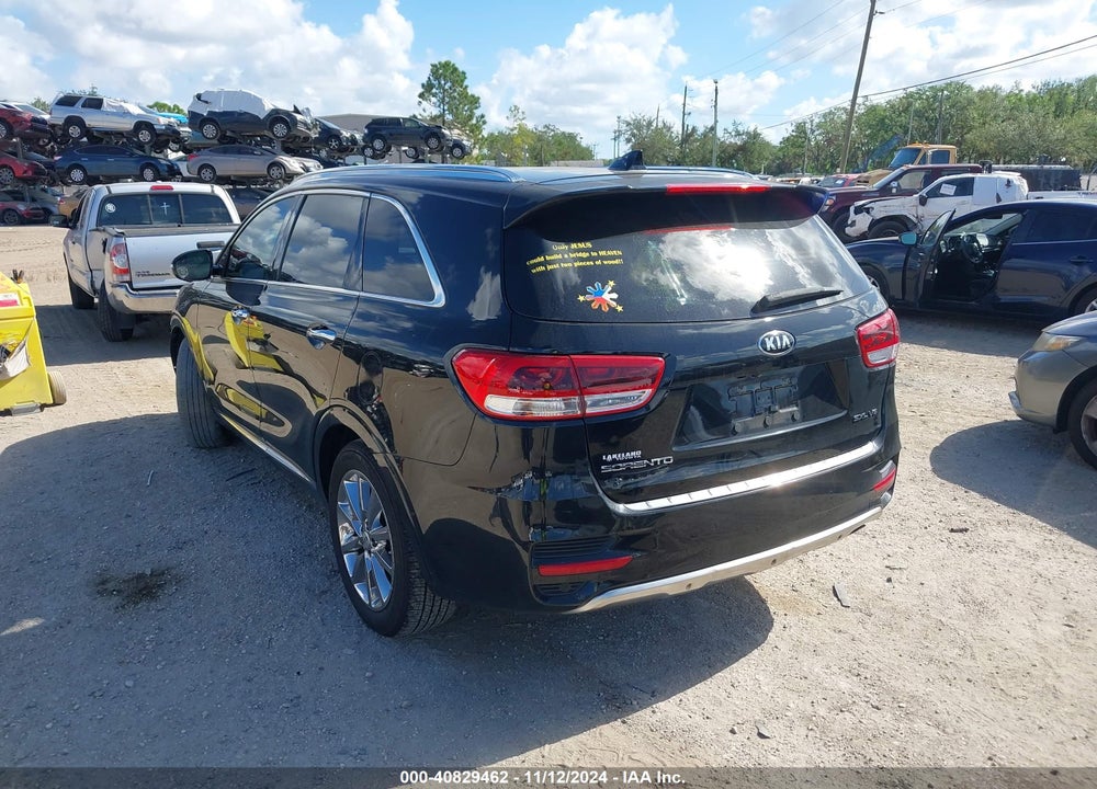 2016 KIA SORENTO 3.3L SXL VIN: 5XYPK4A54GG055520