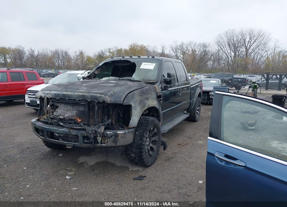 2008 FORD F-250 LARIAT VIN: 1FTSW21R08EB50415