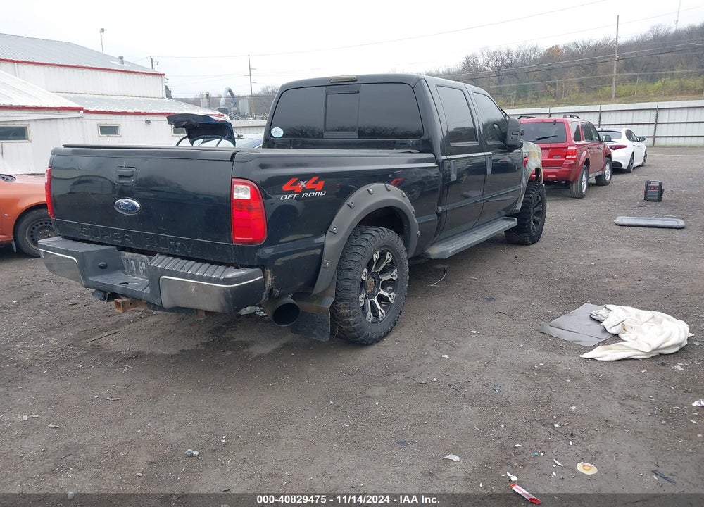 2008 FORD F-250 LARIAT VIN: 1FTSW21R08EB50415