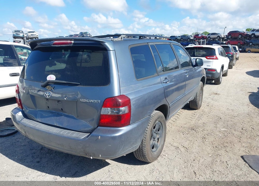 2004 TOYOTA HIGHLANDER VIN: JTEGD21AX40089549