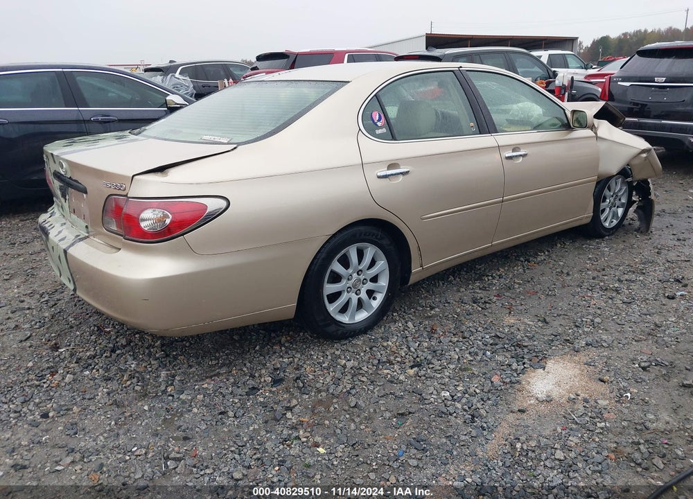 2004 LEXUS ES 330 BASE (A5) VIN: JTHBA30G545004539