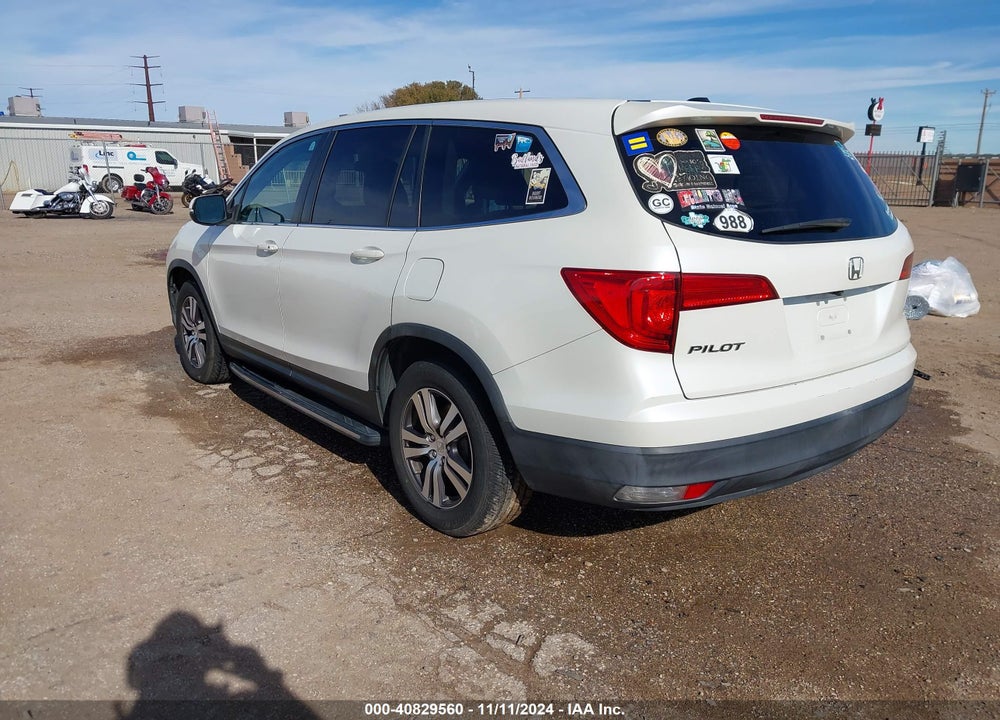 2016 HONDA PILOT EX-L VIN: 5FNYF5H62GB040261