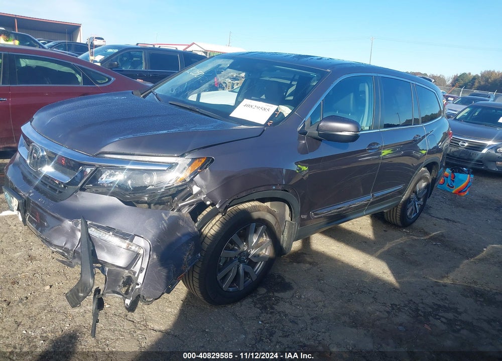2021 HONDA PILOT AWD EX-L VIN: 5FNYF6H58MB073824