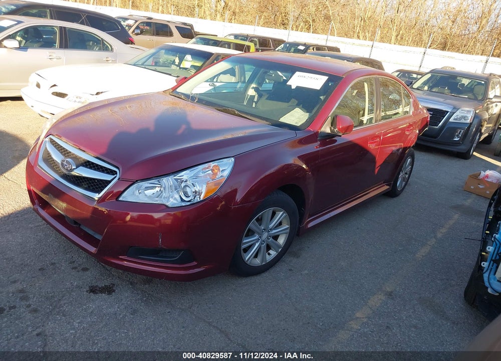 2012 SUBARU LEGACY 2.5I PREMIUM VIN: 4S3BMBC63C3042884