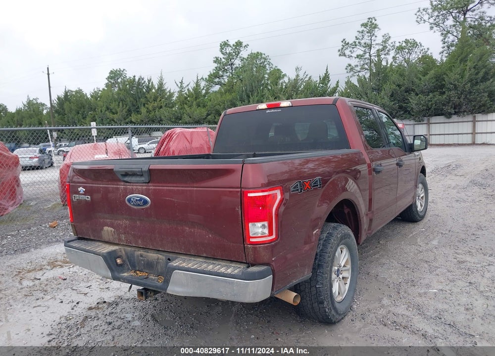 2017 FORD F-150 XLT VIN: 1FTEW1EF9HKD26659