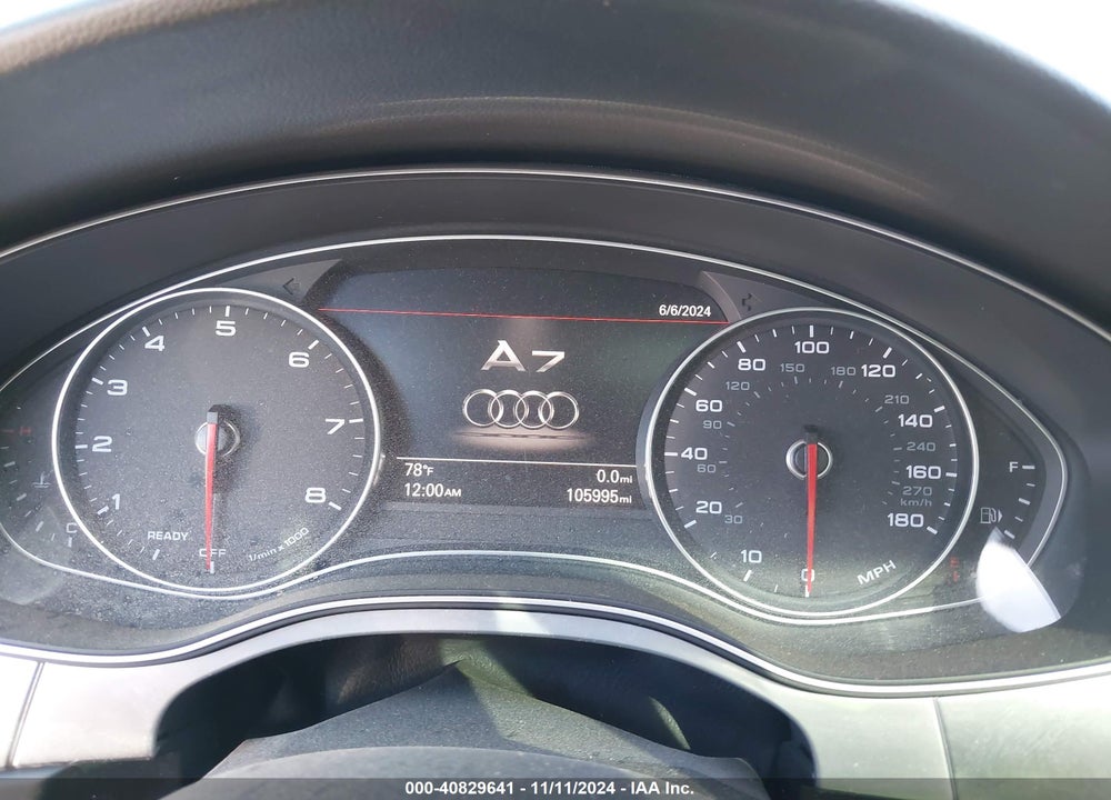 2016 AUDI A7 3.0T PREMIUM PLUS VIN: WAUWGAFCXGN053375