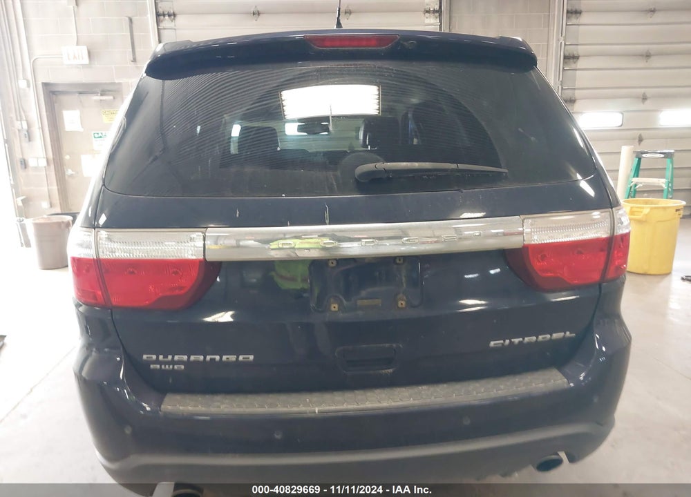 2012 DODGE DURANGO CITADEL VIN: 1C4SDJET9CC159382