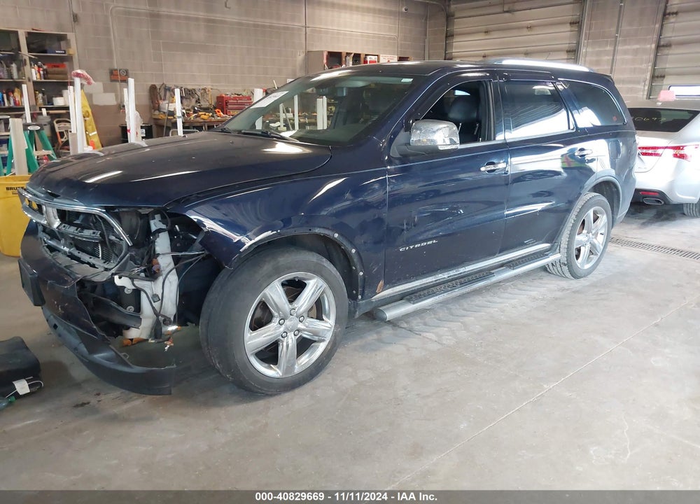 2012 DODGE DURANGO CITADEL VIN: 1C4SDJET9CC159382