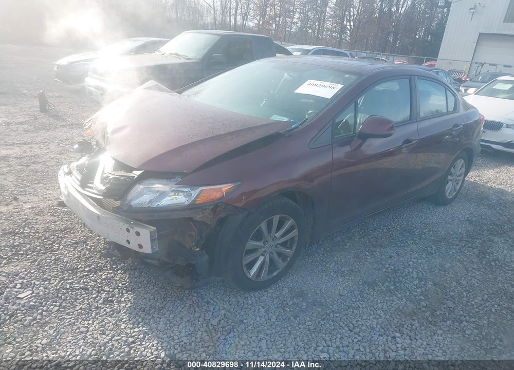 2012 HONDA CIVIC EX-L VIN: 19XFB2F94CE343850