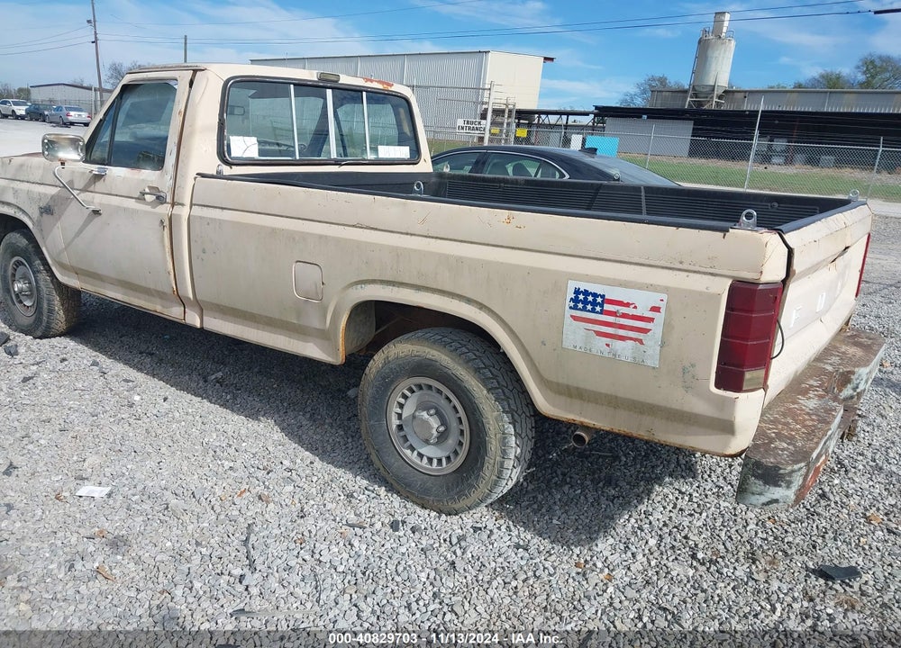 1983 FORD F150 VIN: 1FTEF14F3DLA37508
