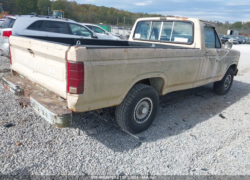 1983 FORD F150 VIN: 1FTEF14F3DLA37508