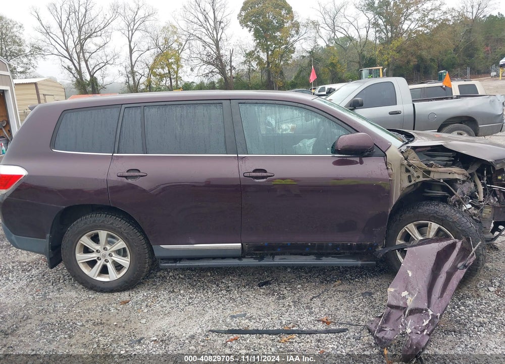 2012 TOYOTA HIGHLANDER VIN: 5TDZA3EHXCS029480