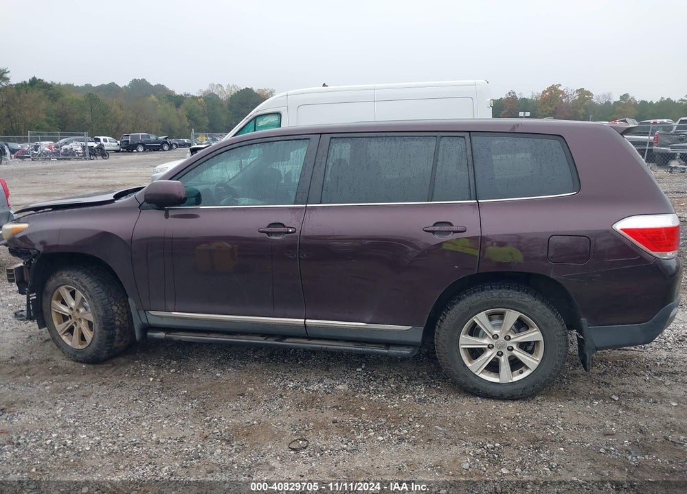 2012 TOYOTA HIGHLANDER VIN: 5TDZA3EHXCS029480