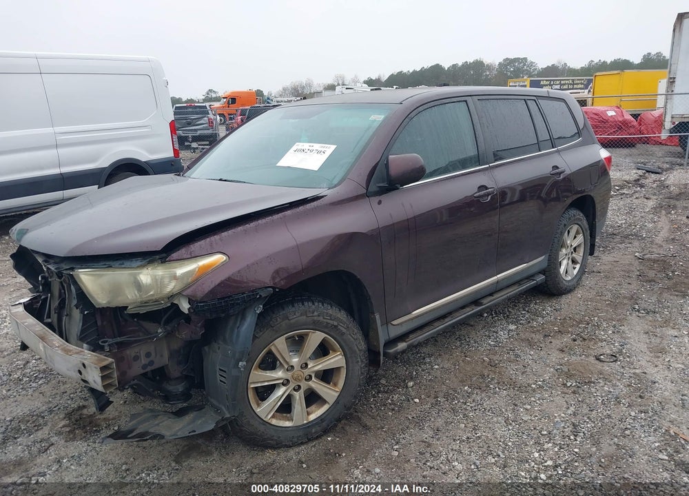 2012 TOYOTA HIGHLANDER VIN: 5TDZA3EHXCS029480